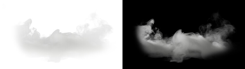 Canvas Print - PNG Realistic smoke overlay effects