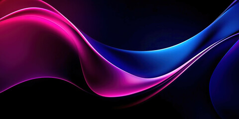 Wall Mural - Soft waves abstract background