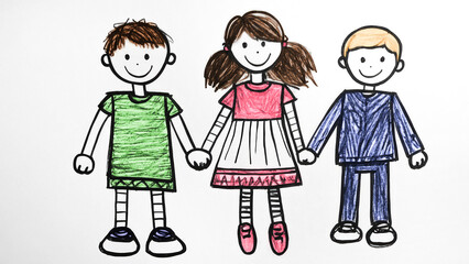 children's drawing of people