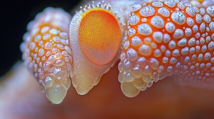 Wall Mural - Macro photograph of gecko foot setae structures