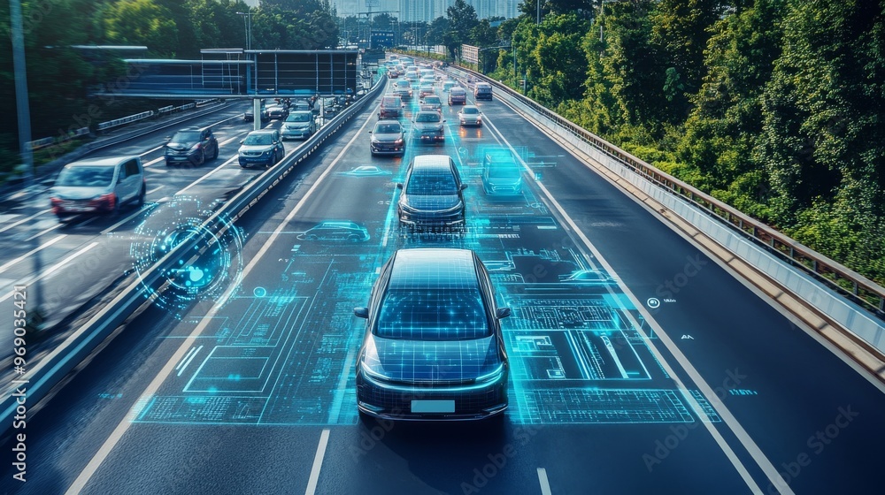 Futuristic AI-powered smart cars with dynamic route planning: Cars that ...