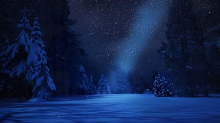 Wall Mural - Empty_night_nature_scene._The_night_starry_sky_the