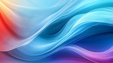 Wall Mural - an abstract background with flowing, wavy lines