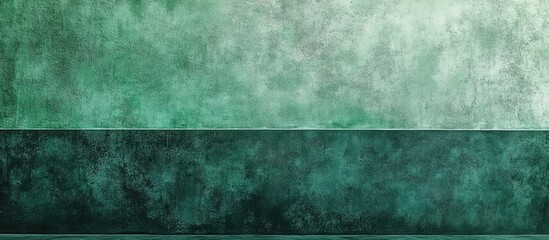 Leinwandbilder - Two shades of green with borders vacant graphic background element. with copy space image. Place for adding text or design