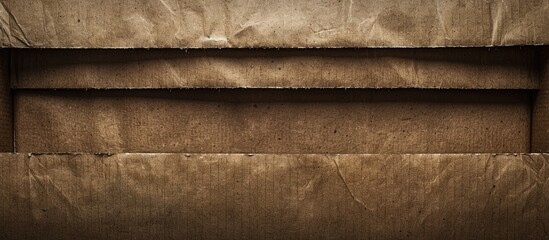Poster - Brown paper box texture background. with copy space image. Place for adding text or design