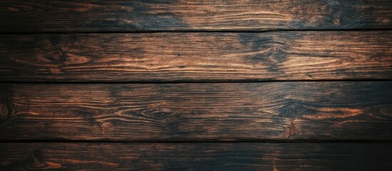 Leinwandbilder - Top view of a wooden table background. with copy space image. Place for adding text or design