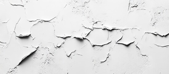 Aufkleber - The texture of the white plaster wall. with copy space image. Place for adding text or design