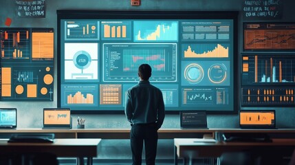 Data Analyst Working.