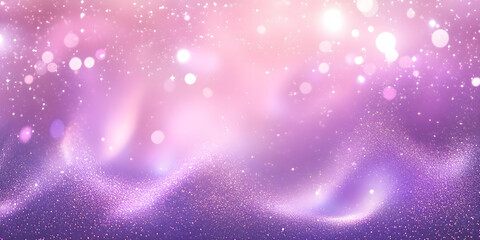 Wall Mural - Light purple glitter background