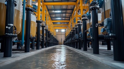 Canvas Print - Industrial Water Treatment.