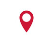 © Work Smartly - Red location marker on transparent background for mapping purposes