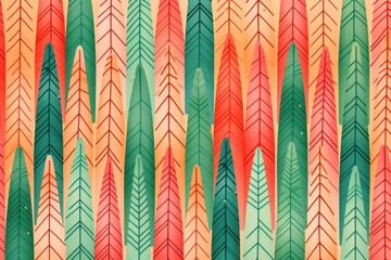 Canvas Print - Christmas style pattern backgrounds abstract.