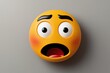 © Michael - 3D Horror Face Emoji Representing Disbelief in Design