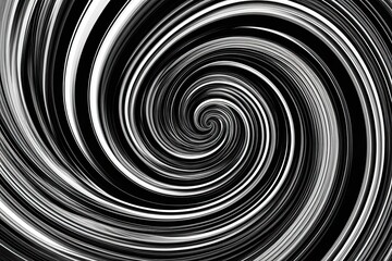 Dynamic Monochrome Swirl Texture for Artistic Backgrounds and Poster Design