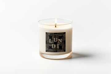 Poster - Elegant natural scented candle design