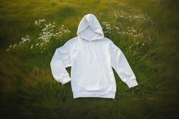 Canvas Print - Hoodie packaging  sweatshirt nature flower.