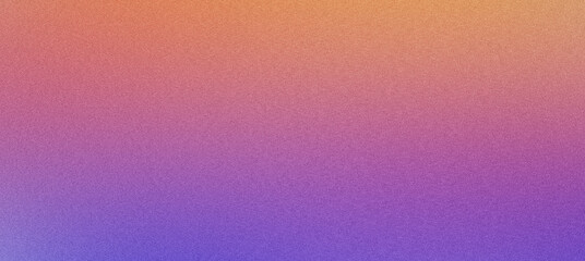 Poster - Abstract background with a textured grain and a blend of purple and orange gradients