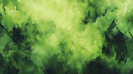 Wall Mural - Abstract Watercolor Green Background Texture