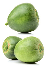 Sticker - muskmelon on a white background 