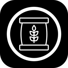 Sticker - Wheat Vector Icon Design