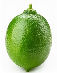 Wall Mural - Lime isolated on white background, full depth of field
