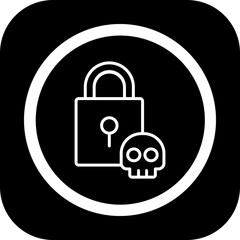 Canvas Print - Padlock Vector Icon Design