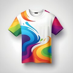 Canvas Print - Rainbow T-Shirt Design