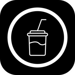 Sticker - Soft Drink Vector Icon Design