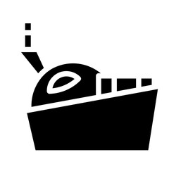 Poster - Boat Cruise Ship Glyph Icon