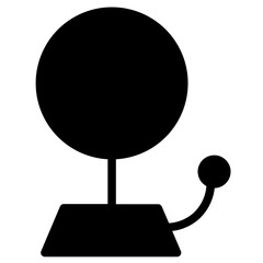 Poster - Alarm Alert Bell Glyph Icon