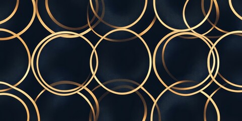 Gold circles on a dark blue background.