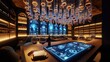 © วัชรินทร์ วรโชติธนนั - An innovative wine bar with interactive digital wine lists and bioluminescent pours, offering exquisite tastings