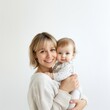 © Rawpixel.com - Happy caucasian mother embracing her baby girl portrait photography motherhood.