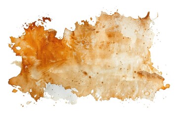 Canvas Print - Rust stain texture backgrounds paper white background.