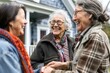 © Fotograf - A group of senior women standing together, possibly at an event or gathering