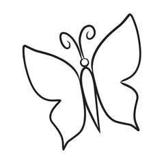 Sticker - Butterflies Icon Vector