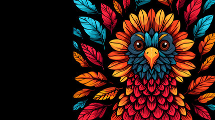 Wall Mural - Thanksgiving Shirt Design