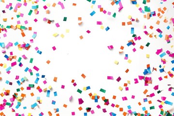 Wall Mural - Colorful confetti celebration background