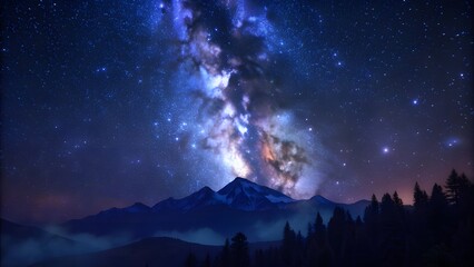 Night photos in the Ukrainian Carpathian Mountains with a bright starry sky and the Milky Way. mountains carpathian photos sky nebula starry space night star bright milky Ukrainian way galaxy abstract