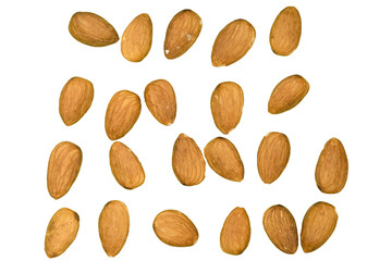 almonds PNG, almonds isolated on white transparent background