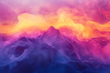 Wall Mural - fire in the sky