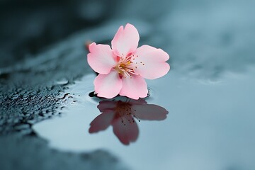 Poster - pink cherry blossoms