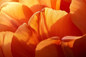 Poster - orange tulip closeup