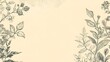 © pkproject - Vintage Floral Border with Botanical Nature