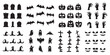 © Anwar Design - Halloween silhouette vector element illustration set isolated on white background
