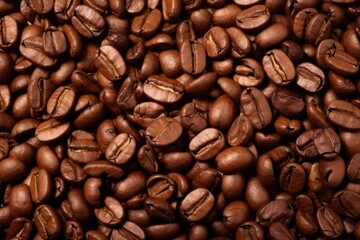 Wall Mural - Coffee beans backgrounds abundance freshness.