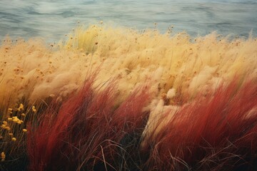 Canvas Print - Minimal-large grassland landscape outdoors nature.