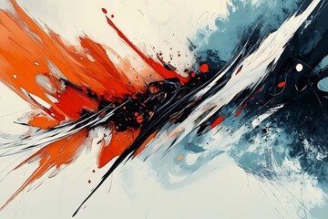 Wall Mural - abstract background with splashes