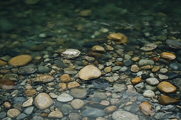 Sticker - stones on the beach