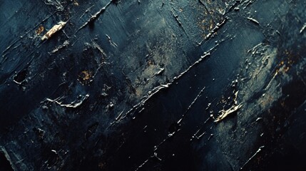 Poster - Close-up of a textured abstract background with dark, moody tones and intricate patterns, adding depth and complexity to the visual composition.